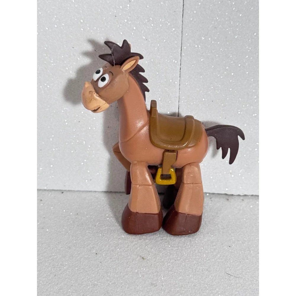 Disney Pixar Toy Story Bullseye Horse Mini Figure Brown Collectible 0196OB